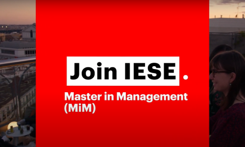 IESE MiM (Master in Management): Choose a life-changing degree